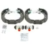 BOSCH Mâchoires de frein X4 pour NISSAN: Note, Micra (Ref: 0 204 114 686)