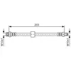 Flexible de frein BOSCH 1 987 476 035