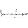 BOSCH Flexible de frein pour PEUGEOT: 508 (Ref: 1 987 481 102)
