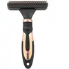 Peigne pour chien rake démêler Ebi 39 Pins Noir 11x6,5x3 cm 645/436677