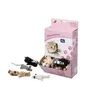 Jouet Chat -  EBI Peluche animal x1 - 7 cm - modèle aléatoire
