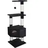 Ebi Habitat Chat   Arbre à chat Classic Eco Loonaa coloris noir   40 x 40 x 135 cm