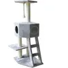 Ebi Habitat Chat - Arbre à Chat Classic Rover coloris gris   Hauteur 120 cm