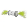 Ebi, Double Spinner 13x6x6cm Blanc/Vert, Divers, Blanc/Vert, Chat
