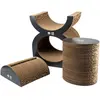 Playground griffoir pour chat en carton D&D Home Faye Marron 40x30x46,6 cm 433/482445