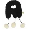 Jouet peluche pour chat coussin de frappe D&D Home Belle Noir 17x4,5x3...