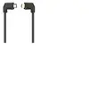 Câble HDMI haute vitesse, f. mâle - f. mâle, 90°, Ether., doré, 1,5m