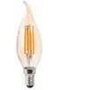 Ampoule filam. led, E14, 400LM remp. 35W, bgie cp vent, ambre, blc chd Xavax