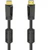 Câble HDMI? haute vitesse mâle / mâle Ethernet plaqué or 10 m Hama