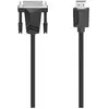 Câble vidéo - HAMA - DVI vers HDMI - Ultra-HD 4K - 300 m - Double blindage