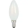 Ampoule fil. led, E14, 470LM remp. 40W, bougie, blc CHD,MATE,RA90,RÉG. Xavax