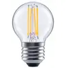 Hama Ampoule fil. led, E27, 470LM rempl. 40W, amp. goutte, blc chd, transp. Xavax