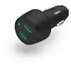 Hama Chargeur rapide de voiture, 2x USB-C Power Delivery/Qualcomm ®, 45 W, noir