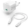 Hama - Mini 25W Chargeur usb 25 w 1x usb-c® blanc intérieure R283952