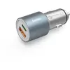 Hama Chargeur rapide pour voiture, 1x USB-C PD, 1x USB-A QC, 38 W, métal