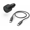 Charg pr voiture, USB-C+USB-A+Cable usb-c Power Delivery/Qualcomm® 32W, Nr (00201693) - Hama