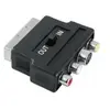 Hama -adaptateur av, prise s-vhs/3 prises rca - connecteur péritel, 4 broches