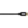 Hama Câble HDMI grande vitesse, connecteur mâle - mâle, doré, ethernet, 3 m