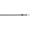 AVINITY Câble audio jack 3,52mm mâle-jack 3,52mm mâle stéréo textile doré 1,5m
