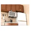 Xavax Support mural pour micro-ondes (porte micro-onde, 27 x 47 x 5 cm) Argent