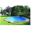 EDG Kit Piscine Acier Enterrable - Ronde - Diamètre 5 M X 1.5 M - Filtration 6M3/H - Echelle