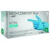 Ampri - 100x gants jetables Med Comfort Blue taille l bleu - 01192-L