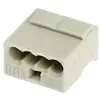 WAGO Borne micro pour boîte de dérivation série 243 pour 4 bornes en gris clair