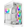 Xilence Nom : Boitier Moyen Tour ATX Gleam RGB avec panneaux vitrés (Blanc)