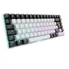 Sharkoon Technologie GmbH SKILLER SGK50 S3, Clavier mécanique, Configuration 75%, Hot Swap, QMK/Via, Gateron Yellow, Eclairage RVB