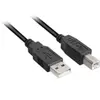 Sharkoon - Câble USB - USB type B (M) pour USB (M) - USB 2.0 - 5 m - noir