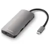 Sharkoon Adaptateur multiport USB 3.0 Type C, Gris
