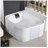 Hoesch ERGO Baignoire d’angle, avec tablier, 6443.010305550,
