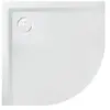 Hoesch MUNA Receveur de douche en quart de cercle, 4197.010,