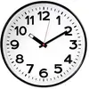 Eurotime 82320 à quartz Horloge murale 300 mm x 50 mm noir