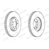 Jeu de 2 disques de frein FERODO DDF2156C - Réf. 1329703