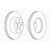 Disque de frein FERODO DDF1668C avant, ventilé, 2 pièce