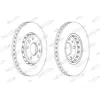 Jeu de 2 disques de frein FERODO DDF1726C - Réf. 1389389