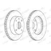 Disque de frein FERODO DDF1257C avant, ventilé, 2 pièce