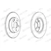 FERODO Disques de frein pour MERCEDES-BENZ: Classe A (Ref: DDF1219C)