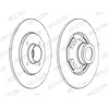 Disque de frein PREMIER DDF752C Ferodo DDF752C
