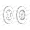 Disque de frein FERODO DDF1795C avant, ventilé, 2 pièce