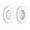 Jeu de 2 disques de frein FERODO DDF1724C - Réf. 1347330