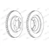 Disque de frein FERODO DDF1594C avant, ventilé, 2 pièce