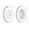 Jeu de 2 disques de frein FERODO DDF1589 - Réf. 1114002