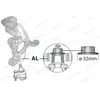 Bras de suspension MOOG VO-WP-5008 Essieu avant, gauche, avant