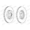 Disque de frein PREMIER Coat+ disc DDF1559C Ferodo DDF1559C
