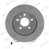 Disque de frein FERODO DDF860C avant, ventilé, 2 pièce
