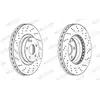 FERODO Disques de frein pour MERCEDES-BENZ: Classe S (Ref: DDF1769C-1)
