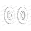 Jeu de 2 disques de frein FERODO DDF1780C - Réf. 1347504