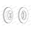Disque de frein PREMIER Coat+ disc DDF1617C Ferodo DDF1617C